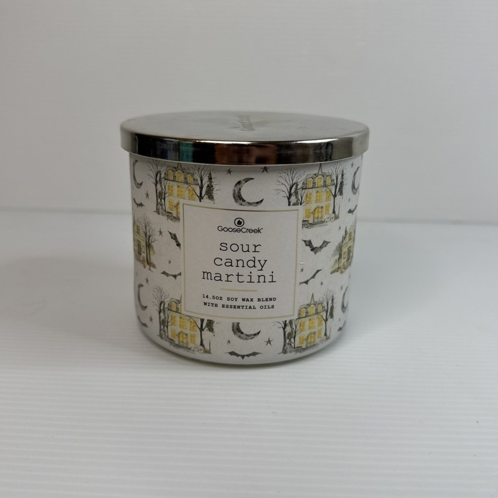 Goose Creek HALLOWEEN Sour Candy Martini ~ 3-Wick Candle BRAND NEW! - Picture 5 of 5